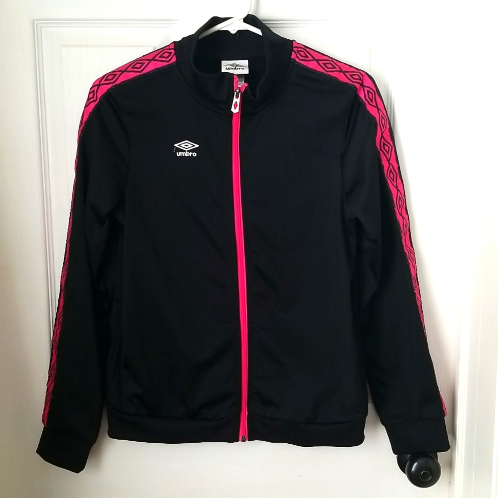 Umbro Black Zippered Jacket XL 14/16
